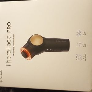 THERABODY Black TheraFace Pro and 2 Piece Extra Attachments-(Hot/ Cold)